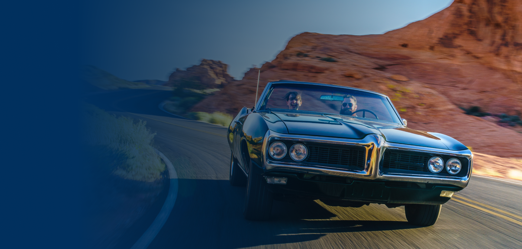 Classic Car on road
